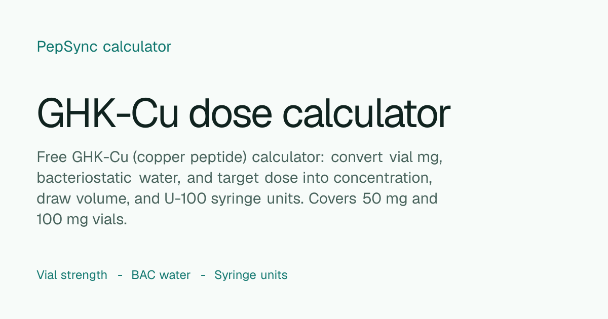 how to reconstitute ghk-cu 50mg Buy ghk-cu reconstitution instructions What volume